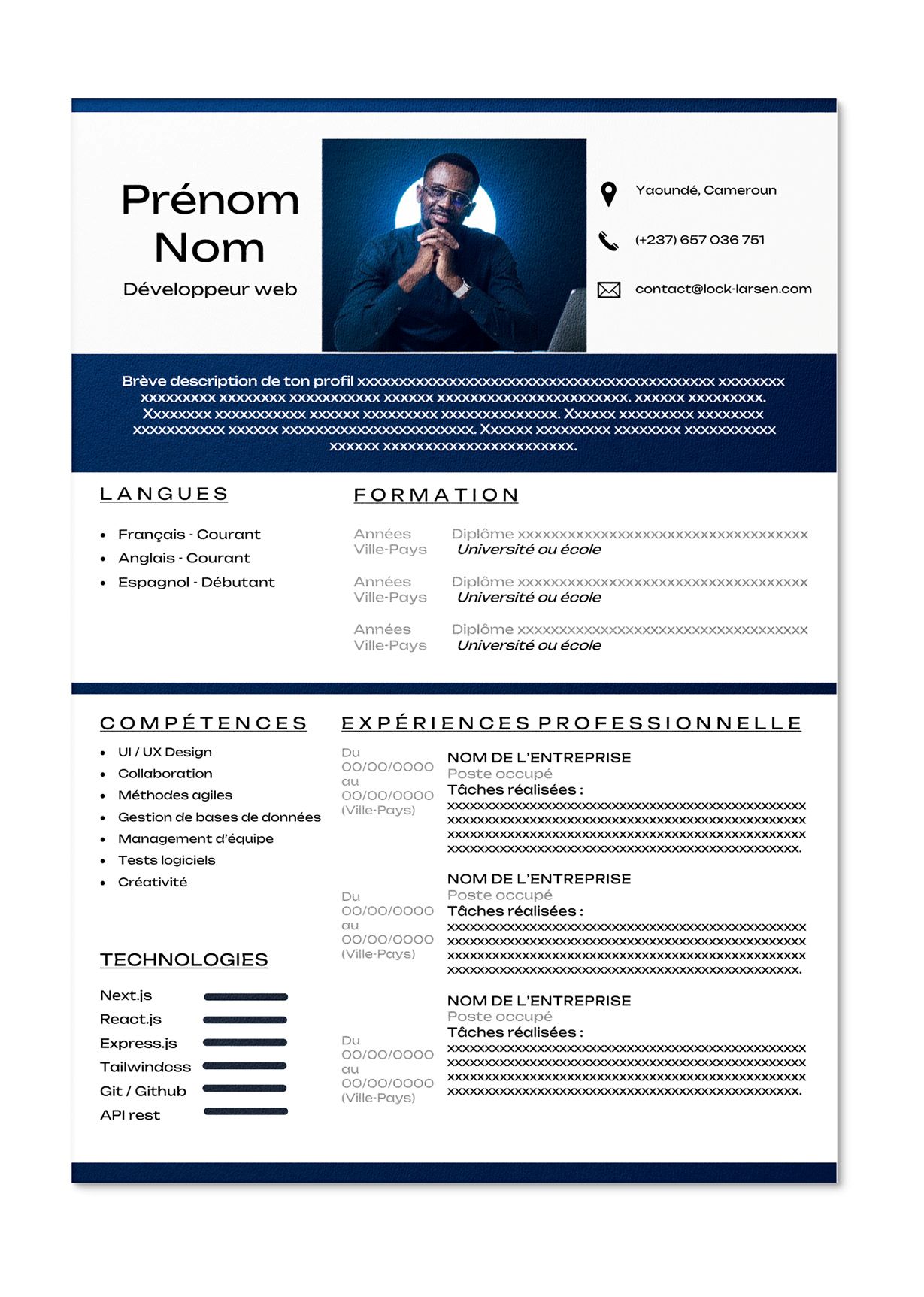 Templates CV Développeur - Image 2