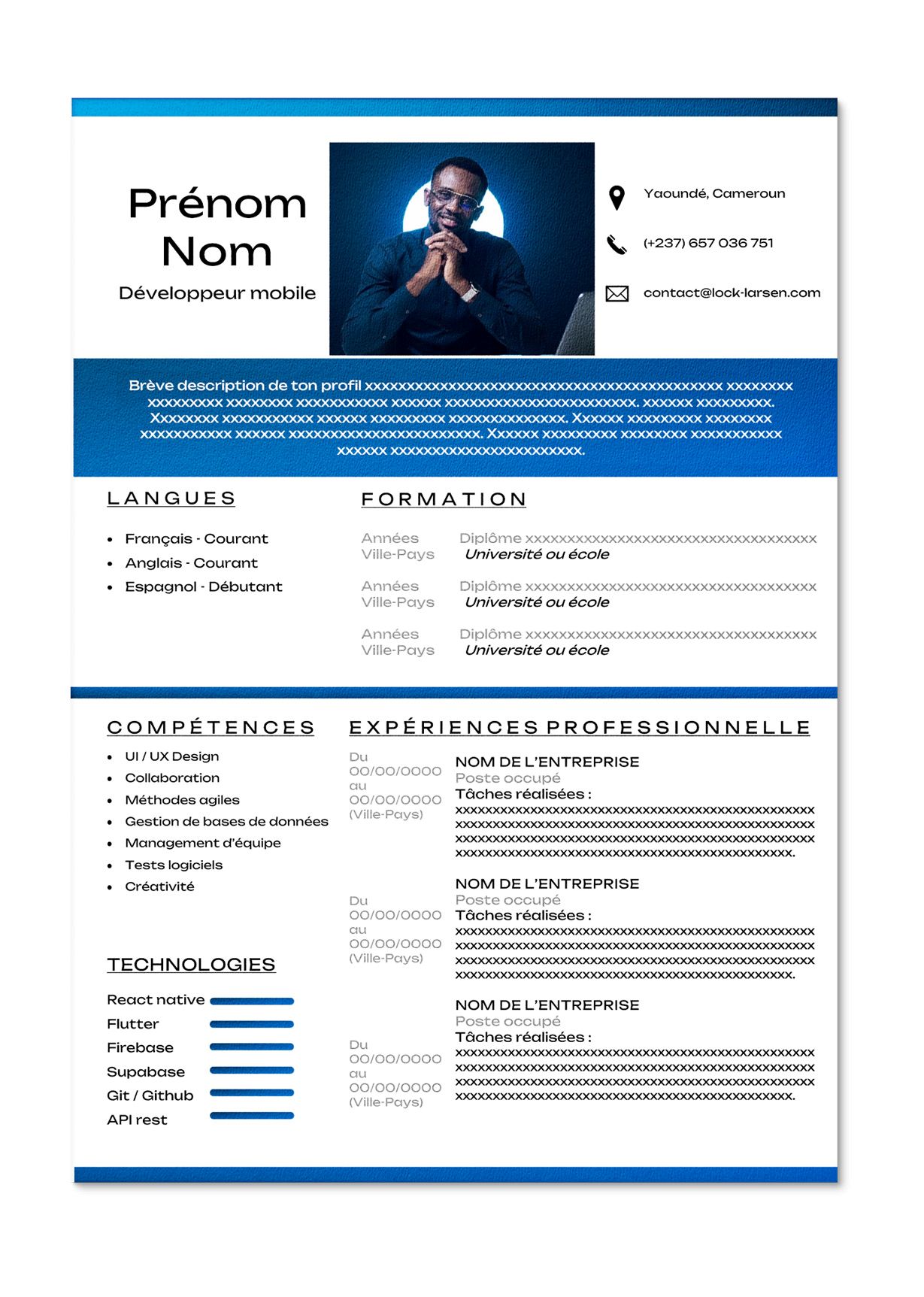 Templates CV Développeur - Image 3