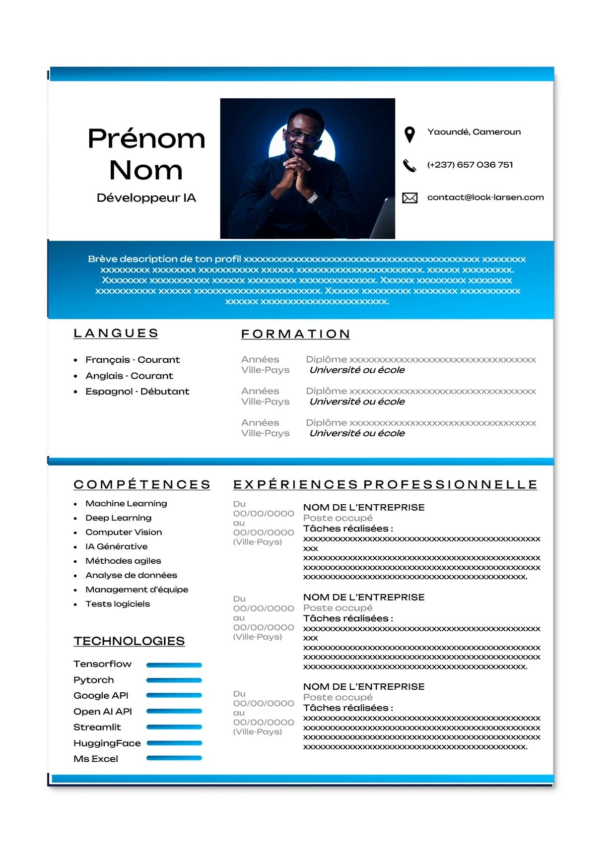 Templates CV Développeur - Image 4