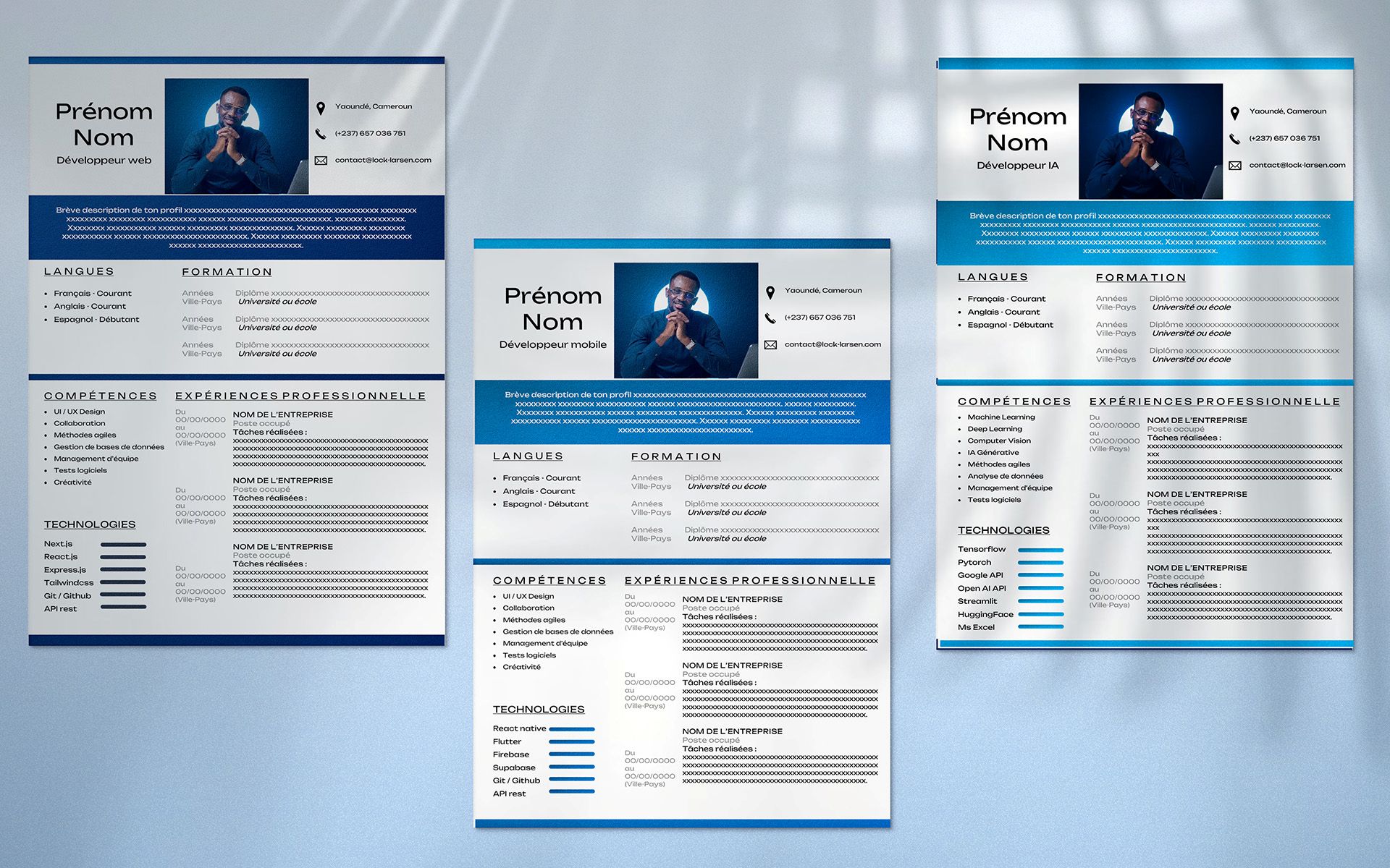 Templates CV Développeur