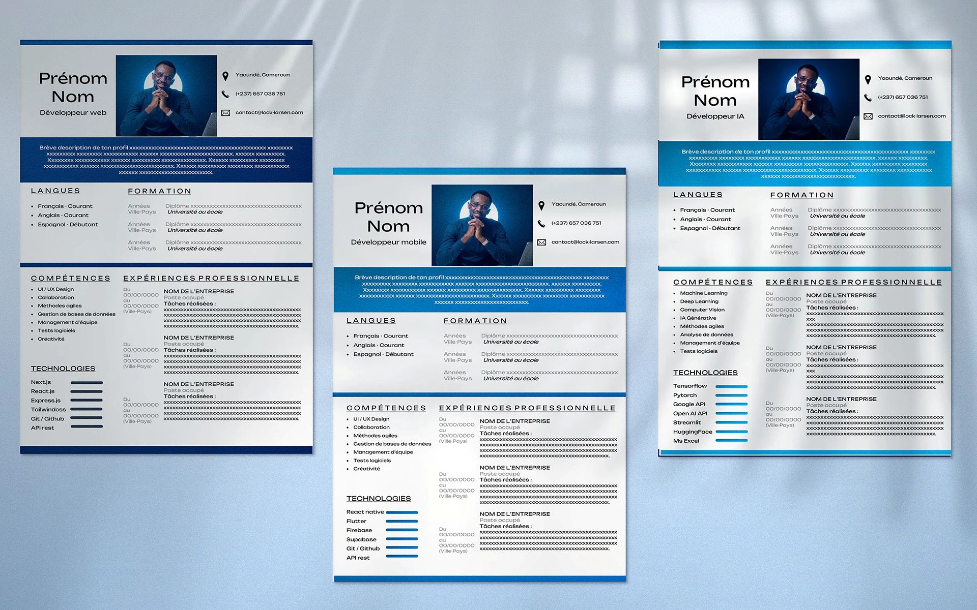 Templates CV Développeur