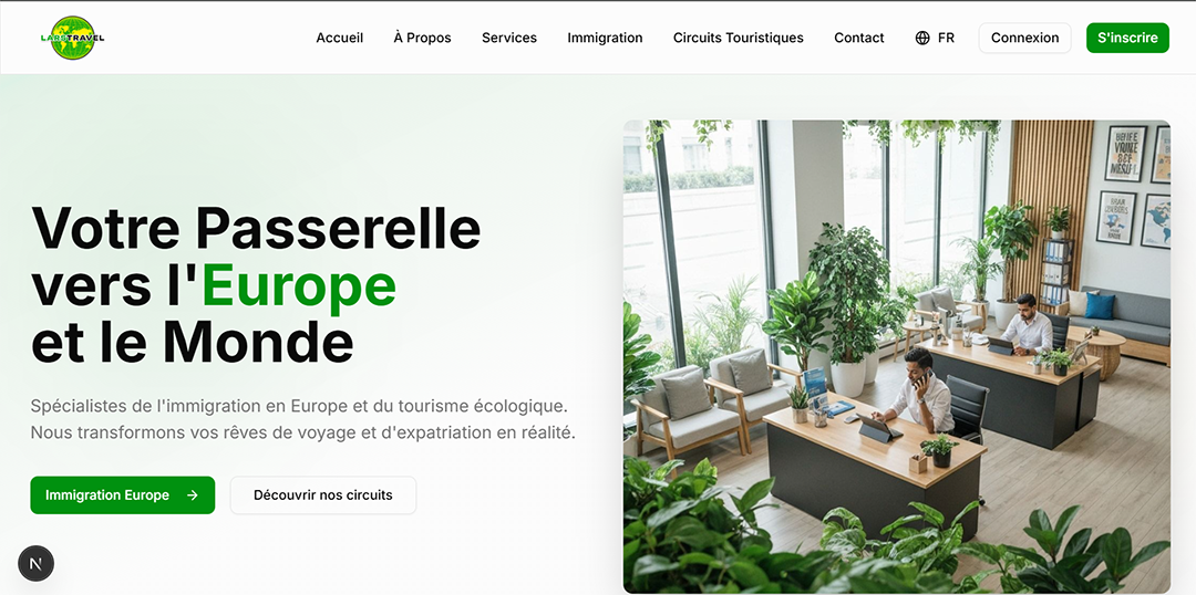 Larstravel | Template de site web vitrine